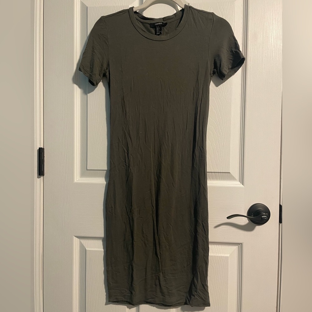 Army Green Body Con Dress